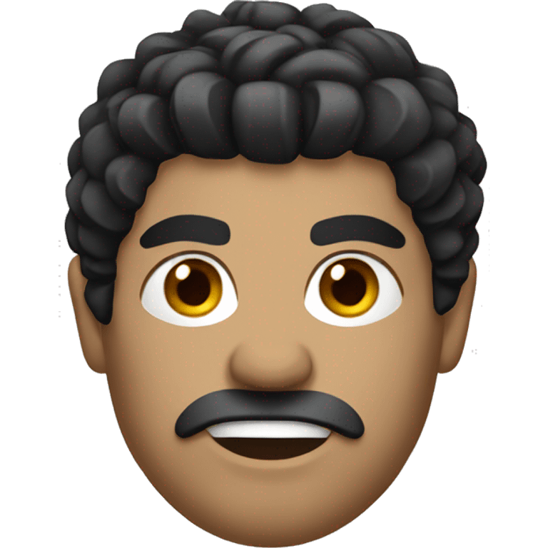 Spartacus with black hair emoji