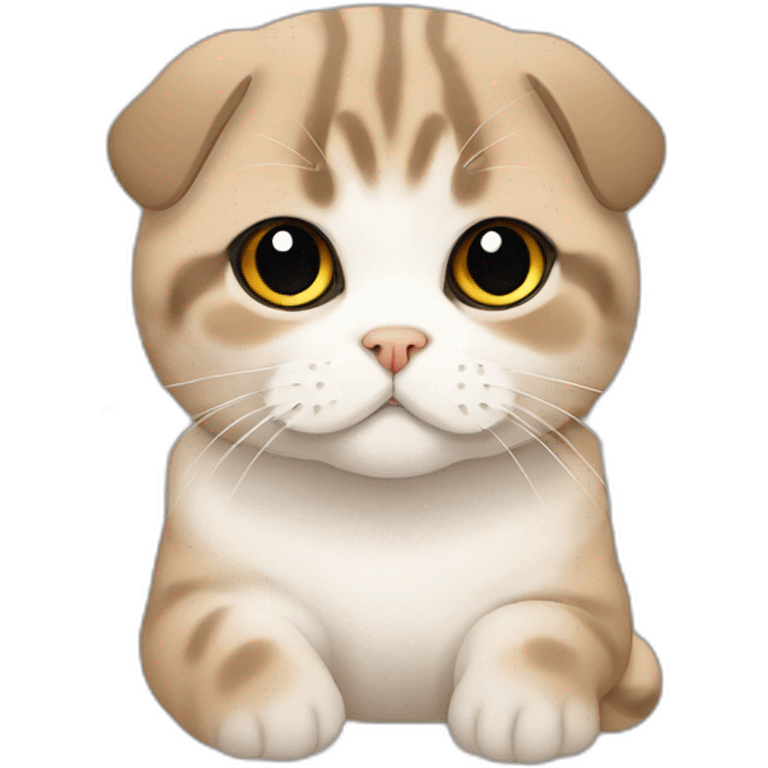 Scottish fold emoji