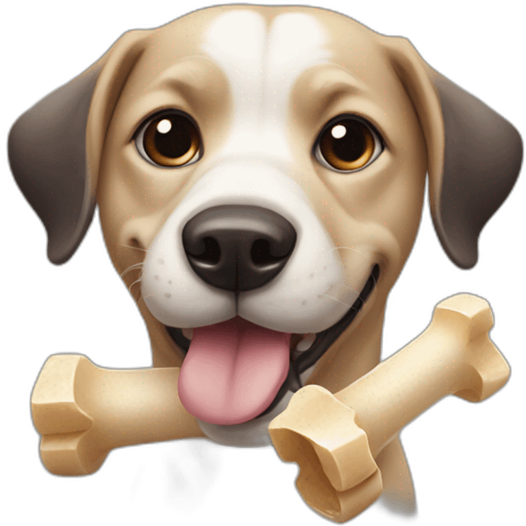 dog with bone emoji