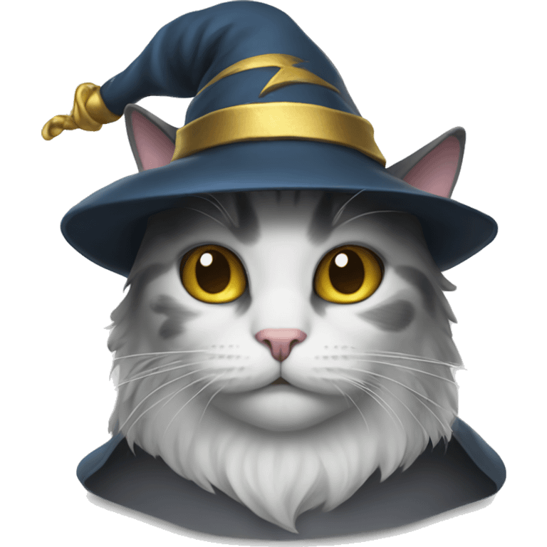 cat with wizard hat  emoji