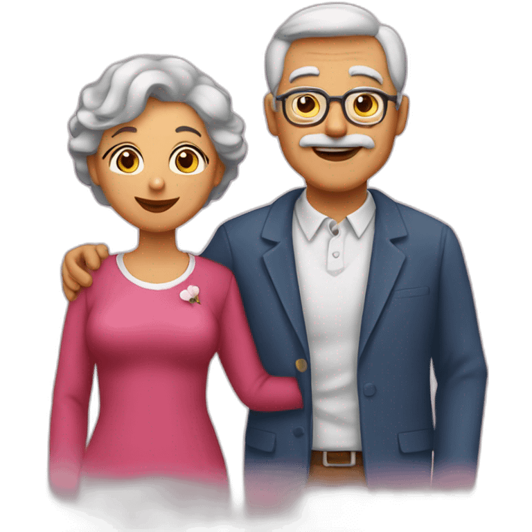 Grandparents in Day St Valentines  emoji