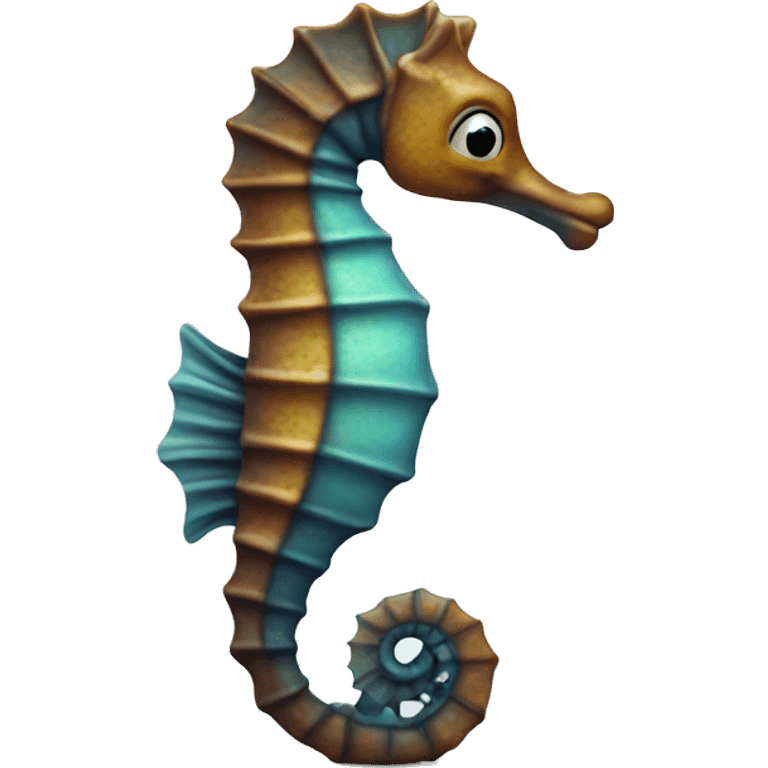 seahorse facing left emoji