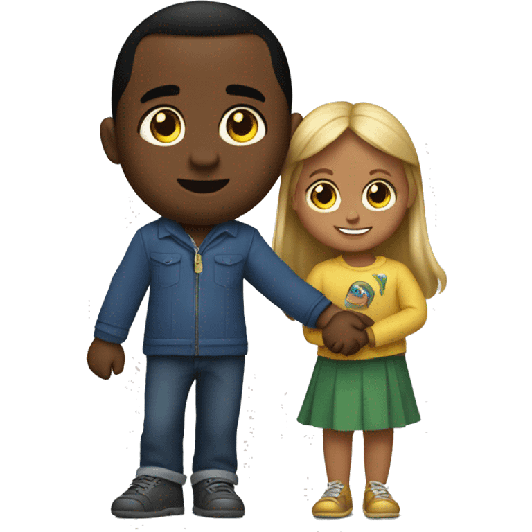 diddy holding a childs hand emoji