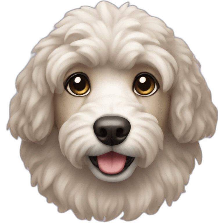 Dog caniche emoji