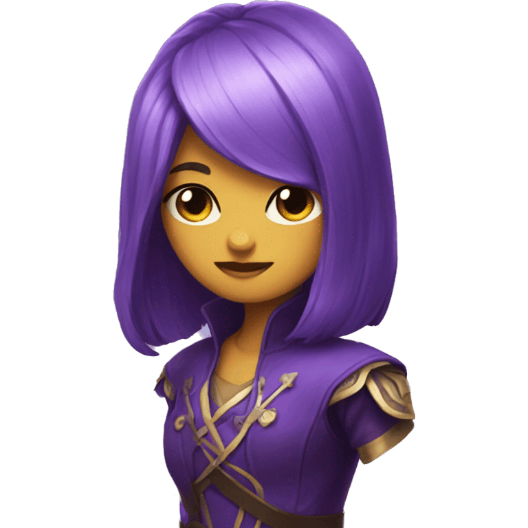 Violet from arcane emoji