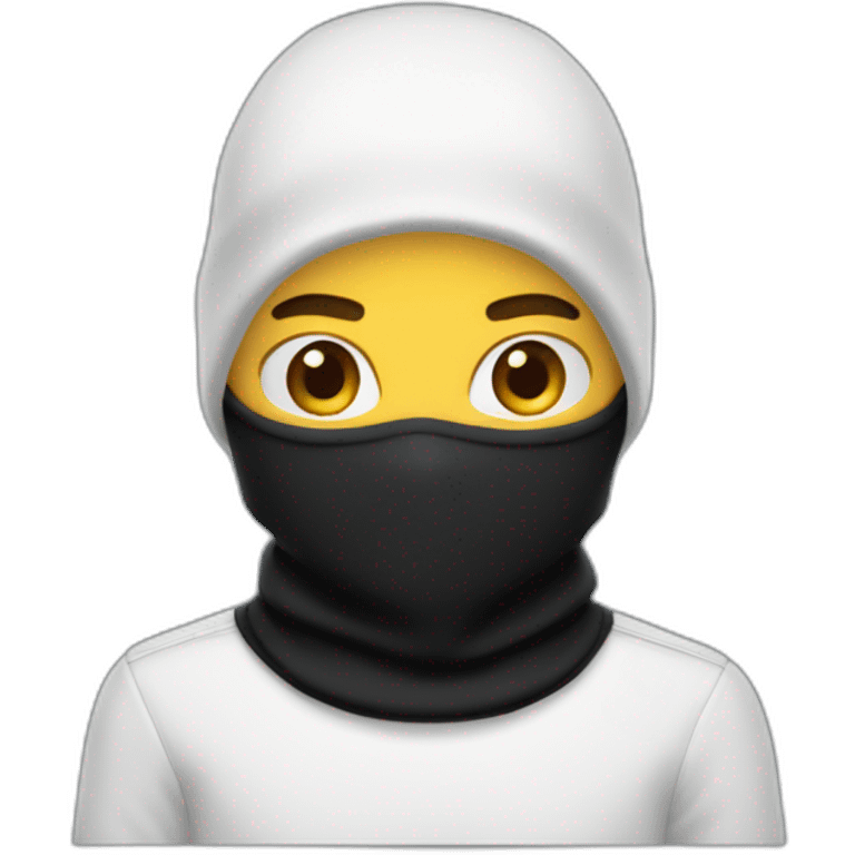 Lacoste black balaclava boy emoji