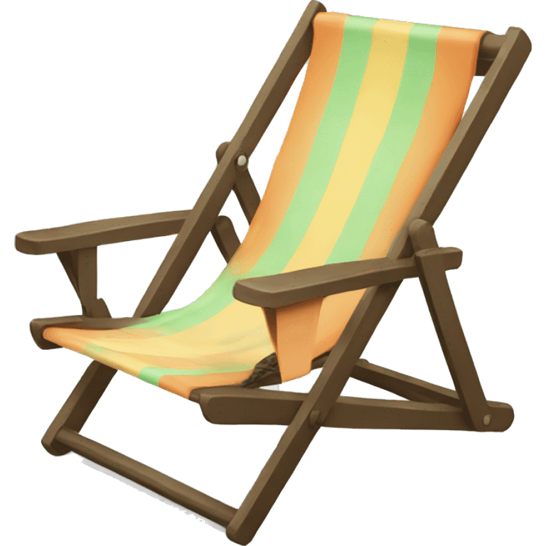 Beach chair emoji