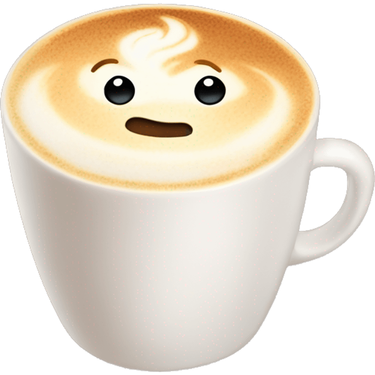 cute latte emoji