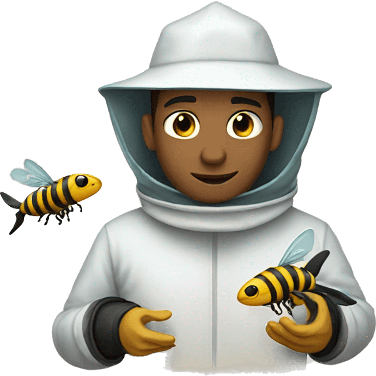 Beekeeper with Shark emoji