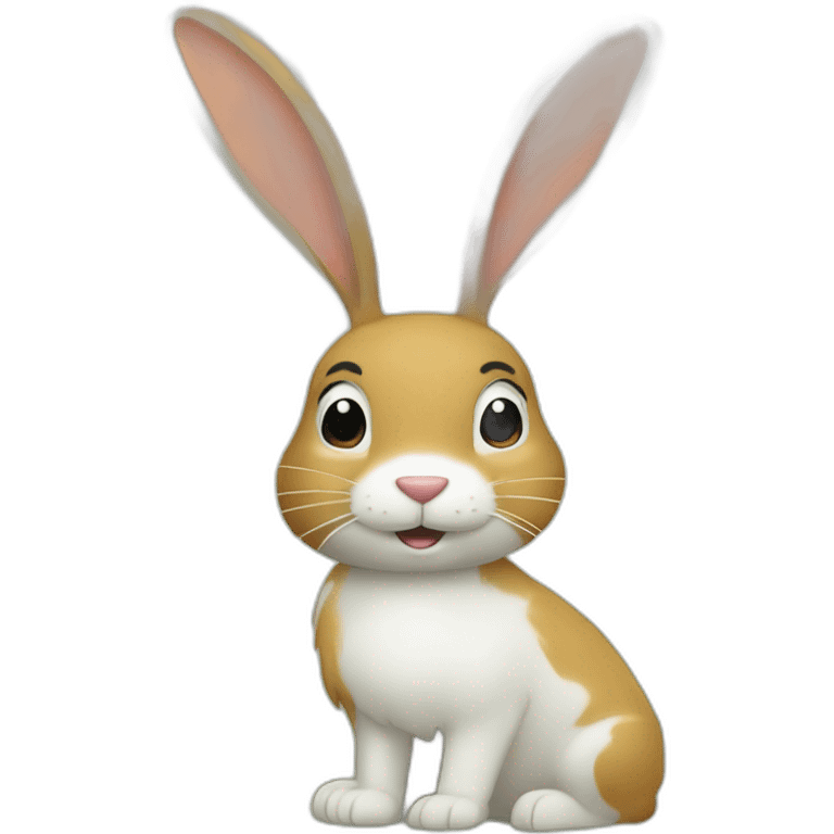 Carotte avec lapin emoji