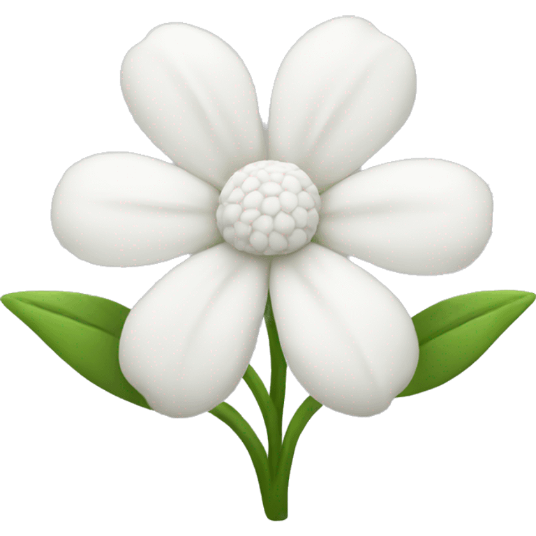 White flower  emoji