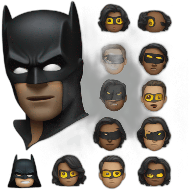 Batman dark emoji