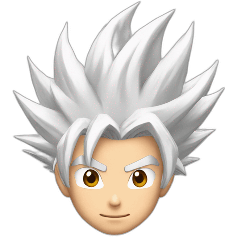 goku white hair emoji