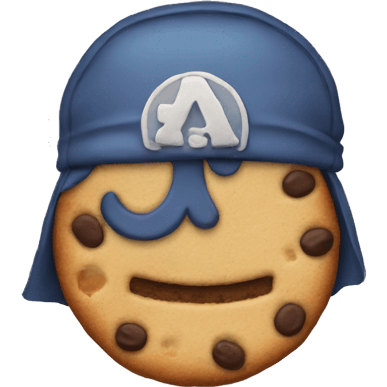 A cookie  emoji