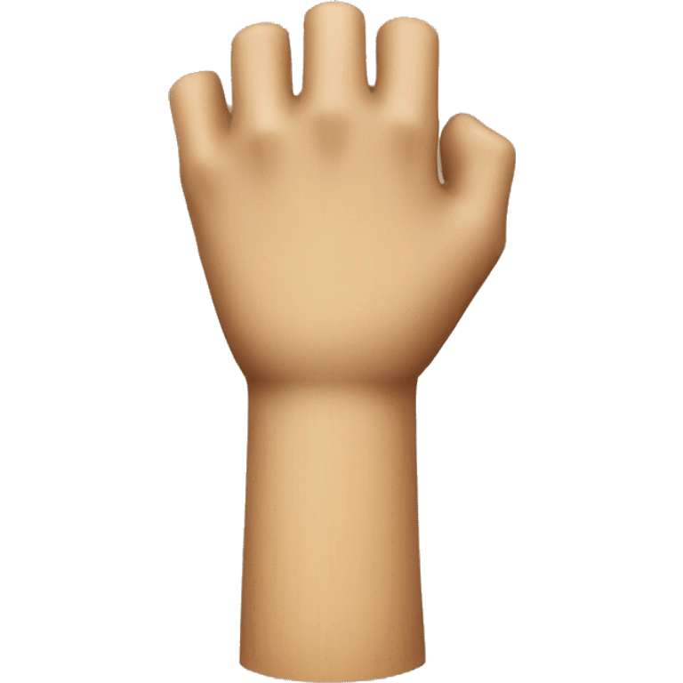 wood arm emoji