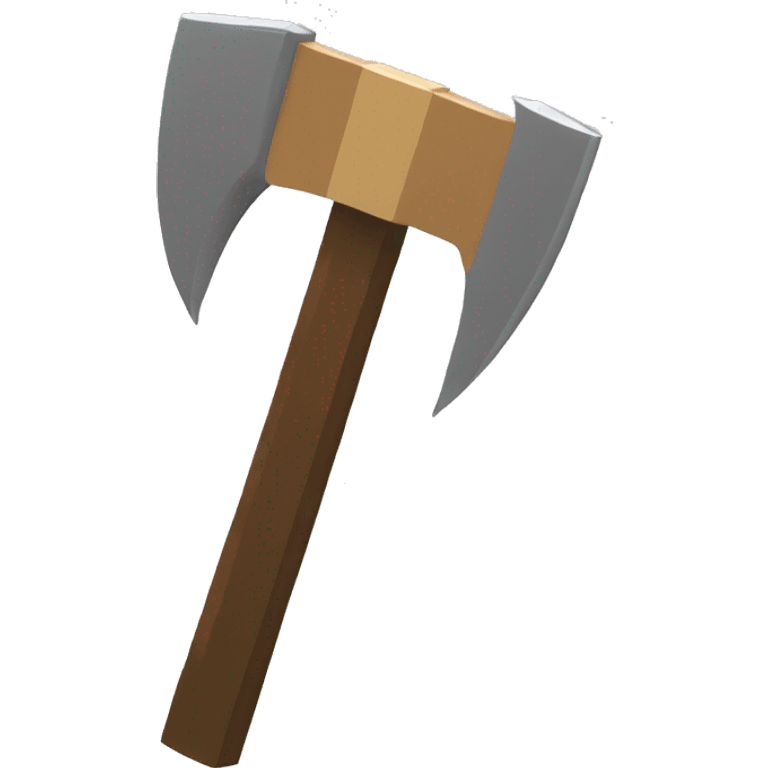 Minecraft pickaxe emoji