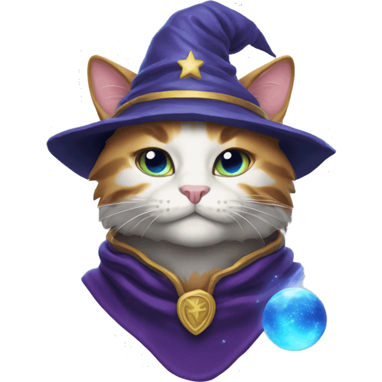 cosmic cat wizard  emoji