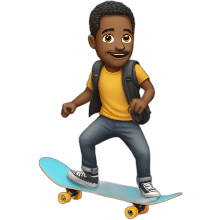 Film maker on skateboard emoji