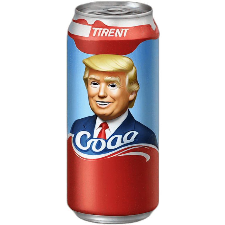 Donald trump drink coca emoji