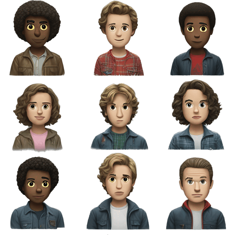 Stranger things emoji