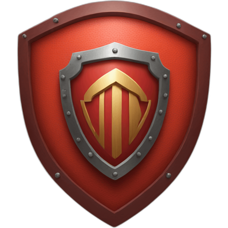 red shield with VPN letters on it emoji