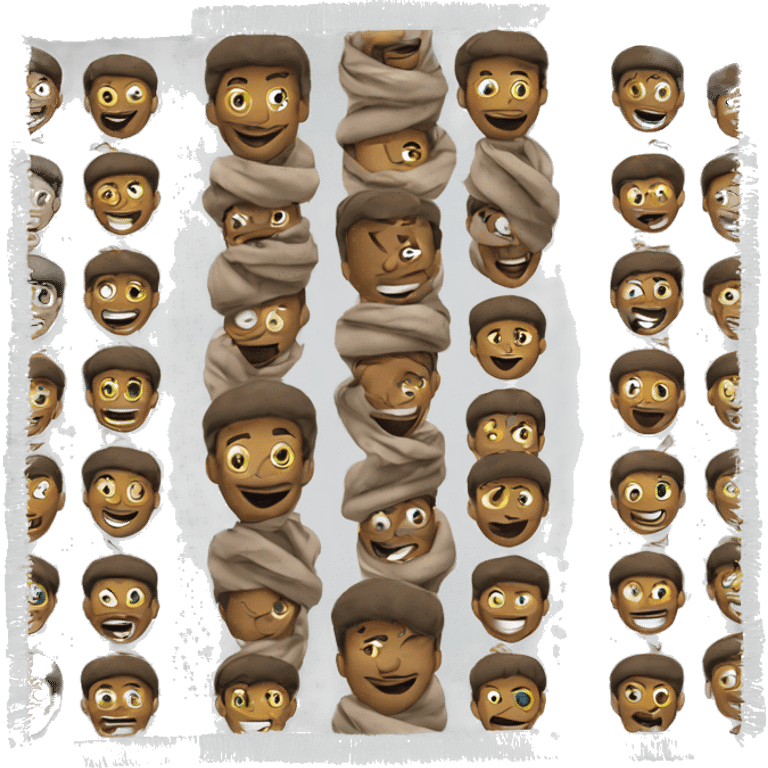 Football fun man scarf emoji