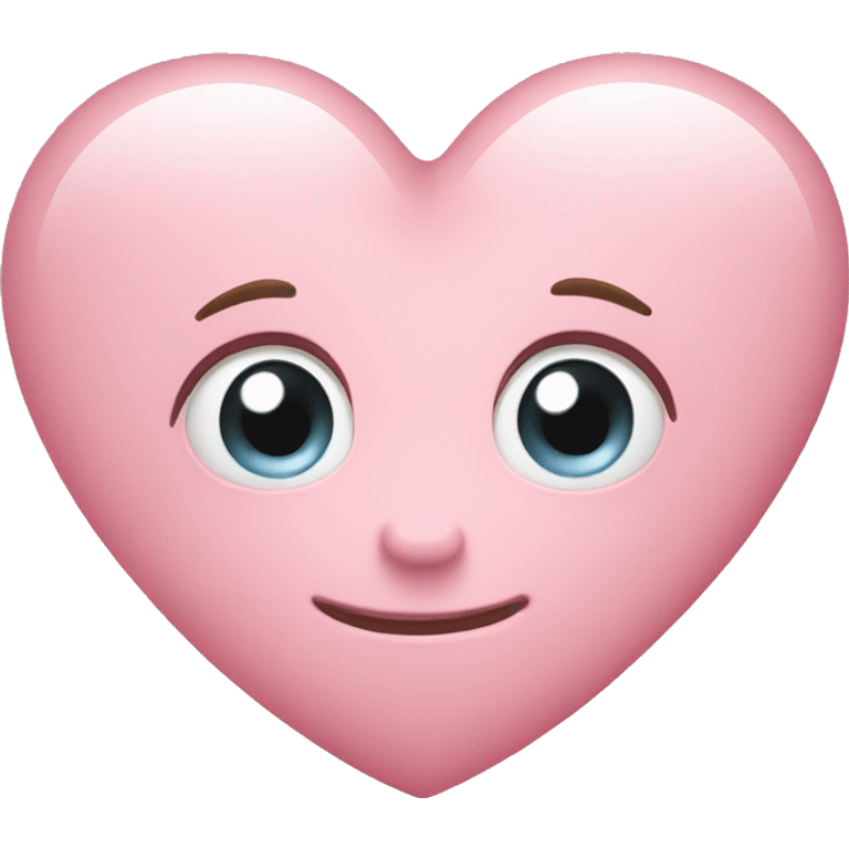 light pink heart emoji