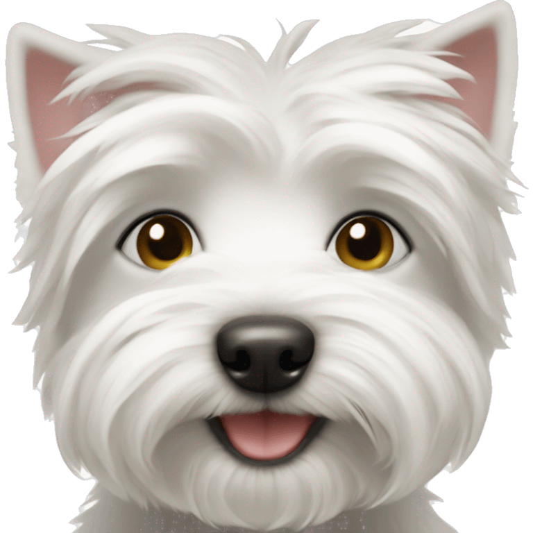 Westie puppy emoji