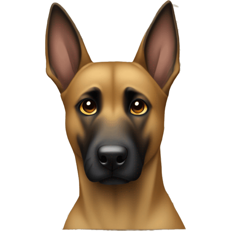 malinois qui prends des notes  emoji