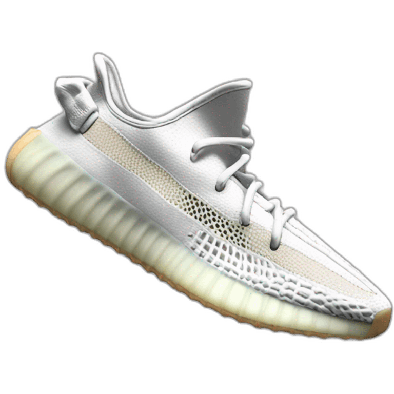 Yeezy 350 v2 white emoji