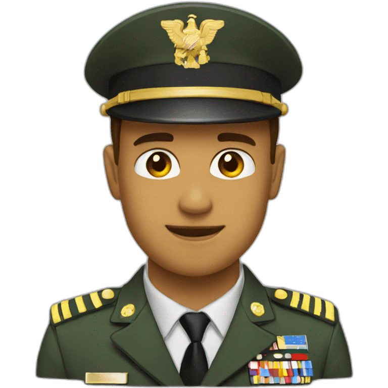 Army officer emoji