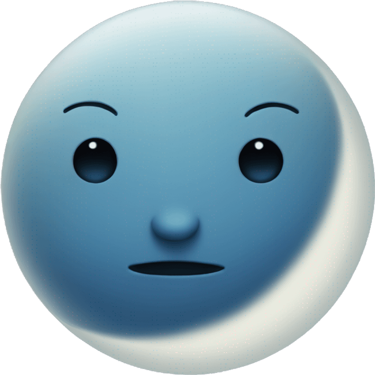 Blue moon  emoji