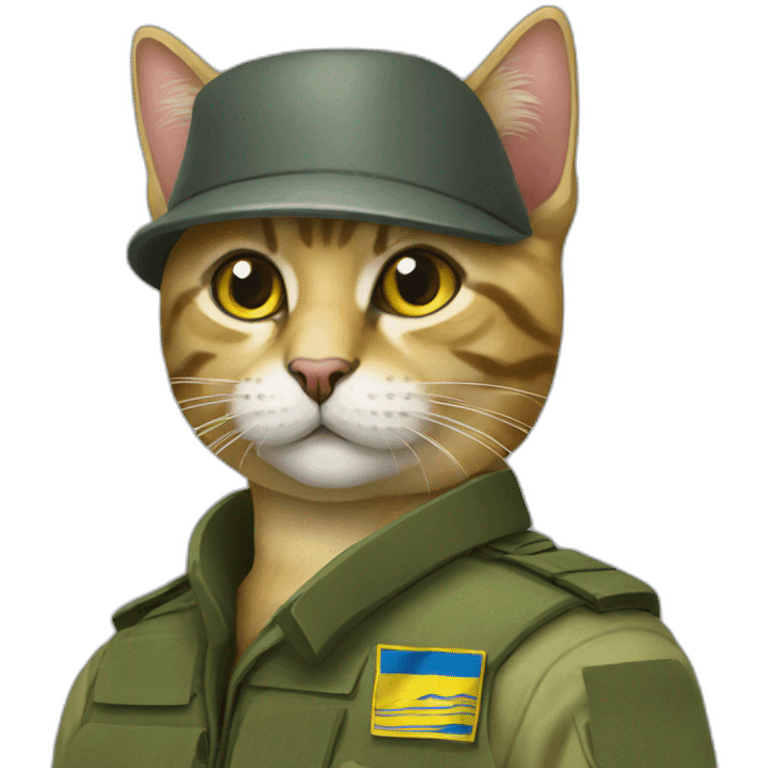 ukraine military cat emoji