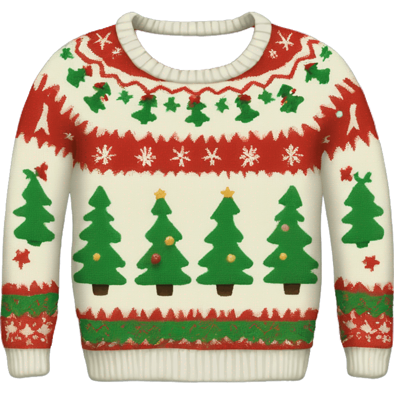 Christmas sweater emoji