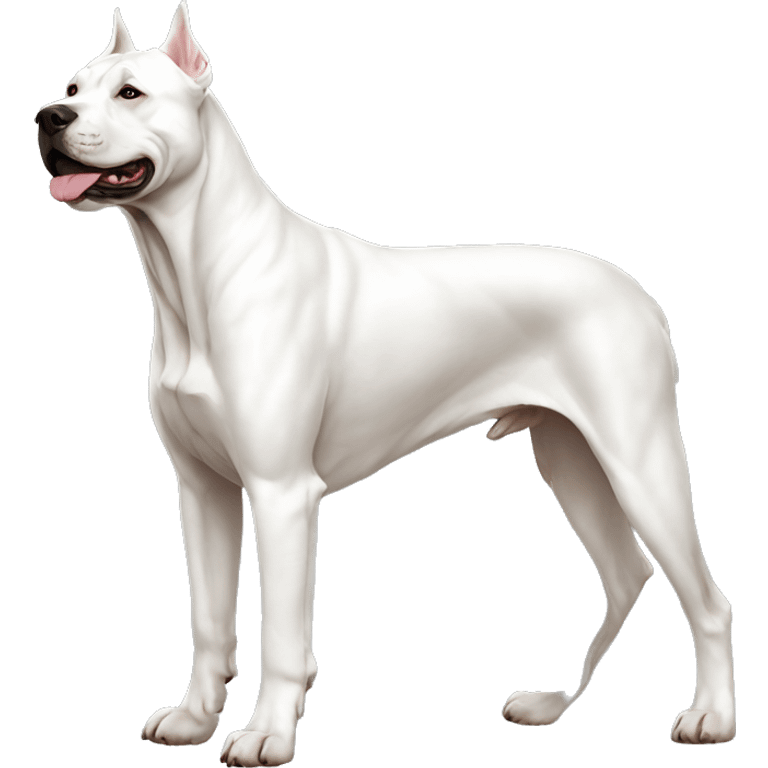 Dogo Argentino Dog Breed Full Body emoji