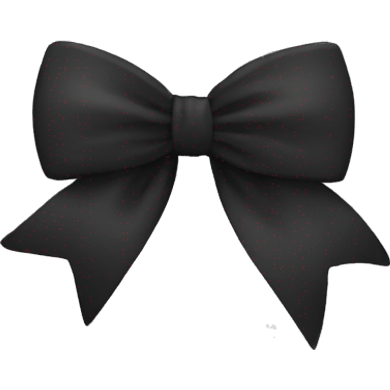 black bow emoji