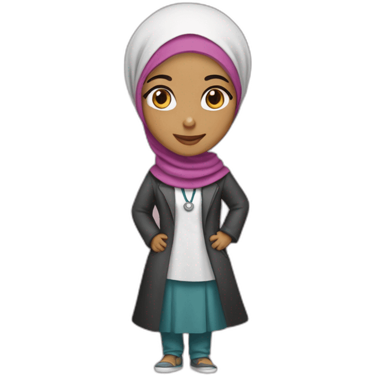 beautiful moroccan hijabi raised in texas and wants to be a doctor emoji