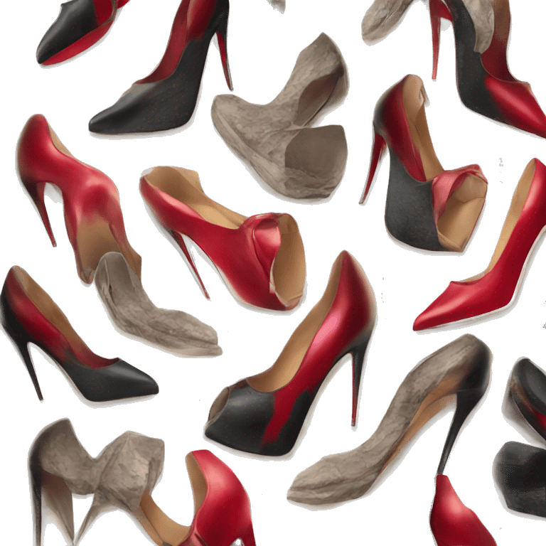 a pair of louboutins emoji