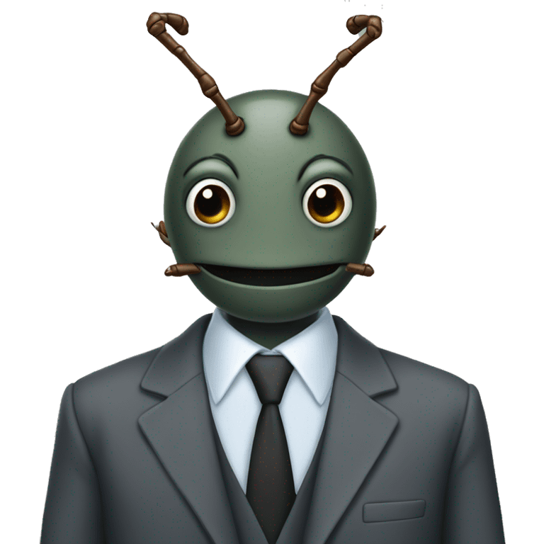 stickbug in a suit  emoji