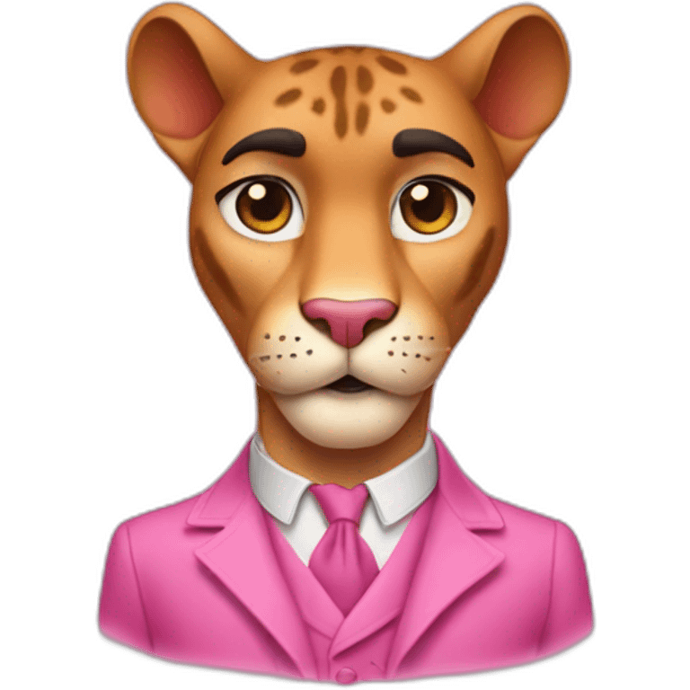 The pink panther cartoon emoji