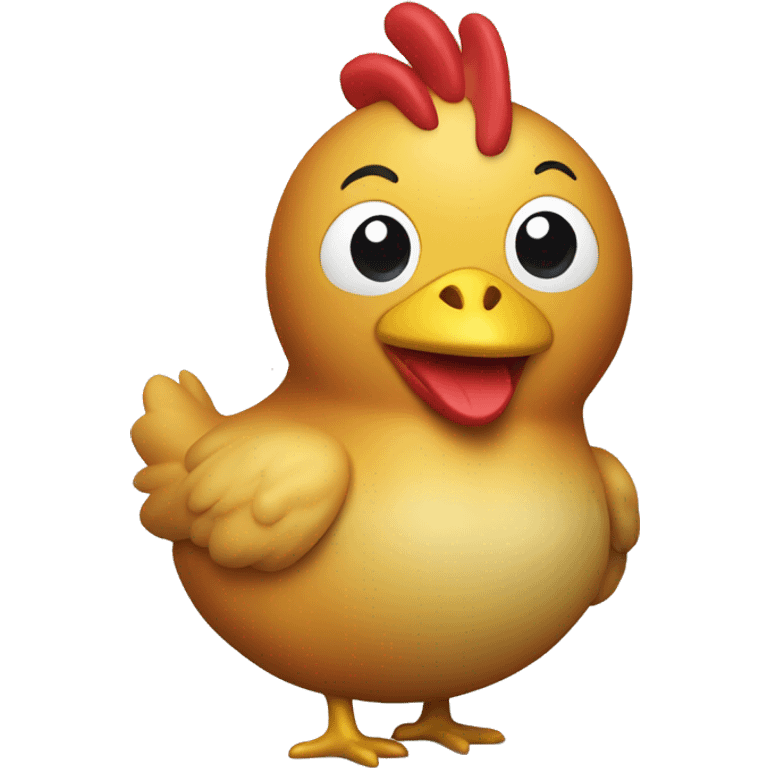 chicken toy squeeze emoji