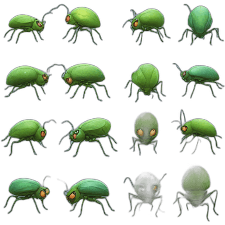 Alien bugs emoji