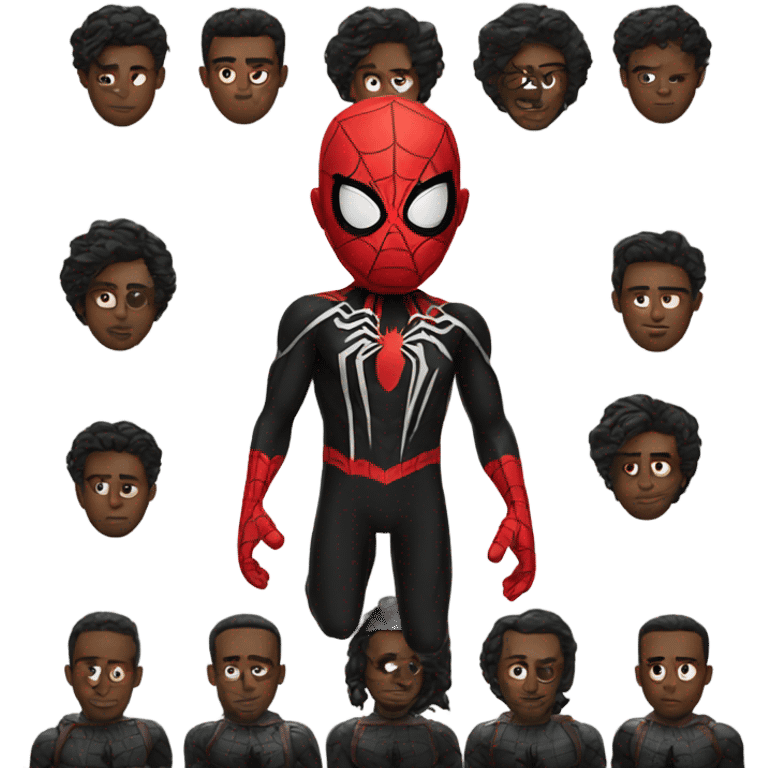  Spider - Man black emoji