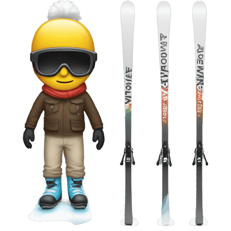 Designer skis emoji