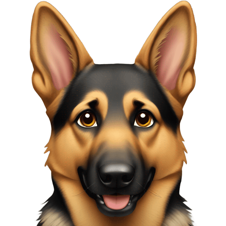 German shepherd  emoji