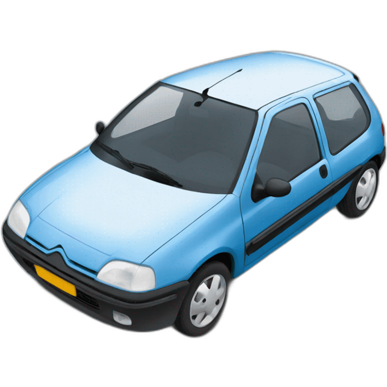 Citroën saxo bleu emoji