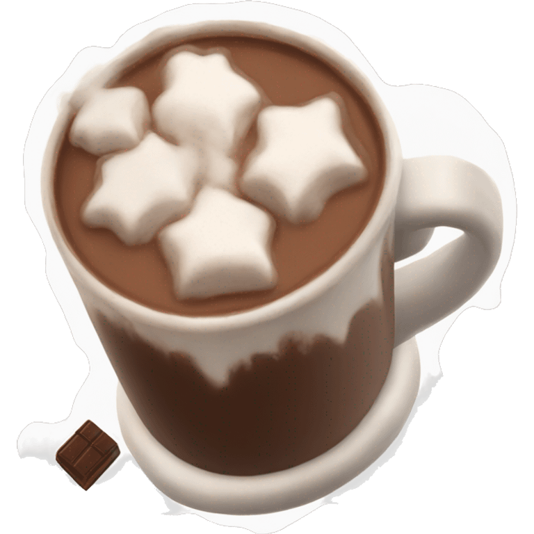 Hot chocolate aesthetic emoji