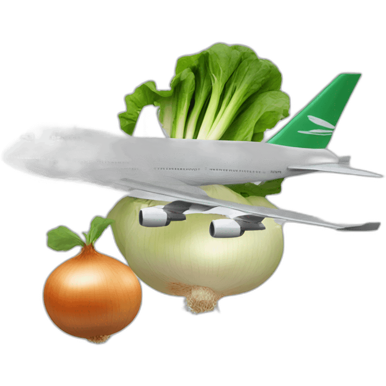 boeing 747 with a onion emoji