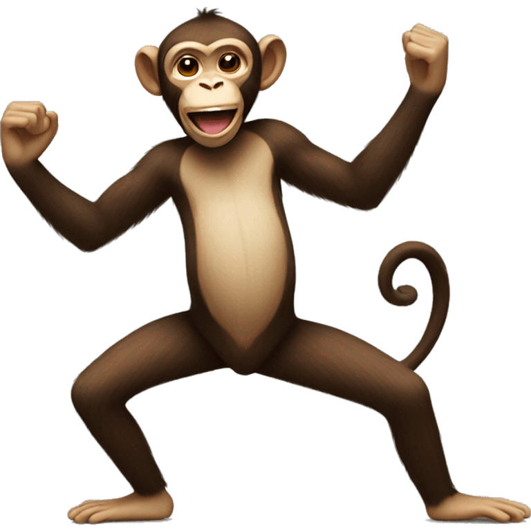 dancing monkey emoji