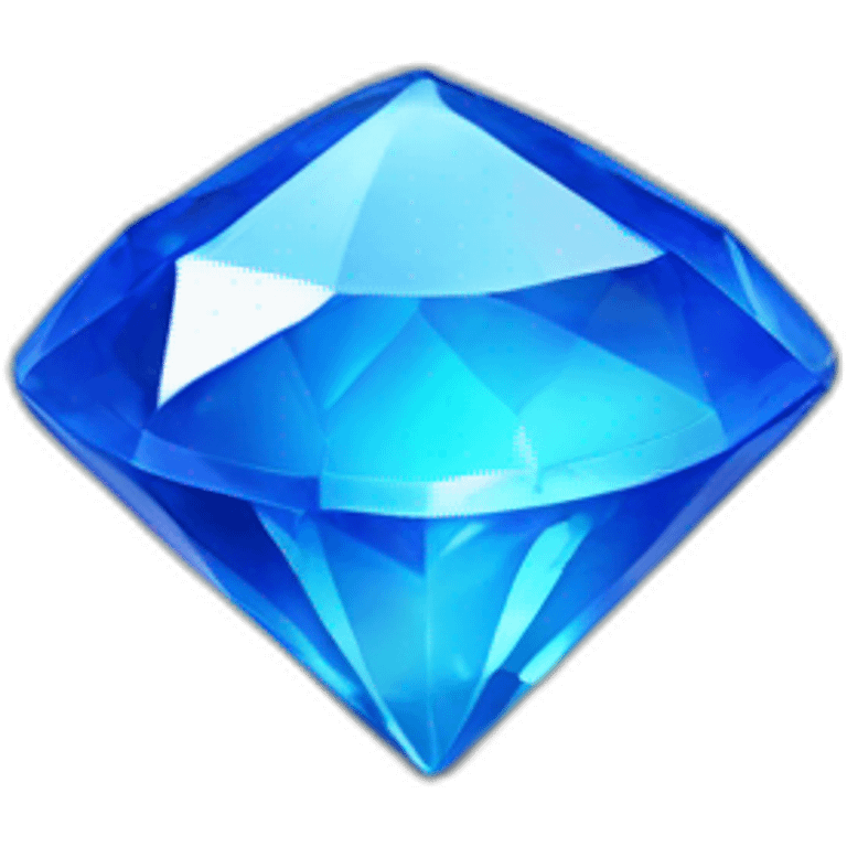 Blue Gem from the game "Bejeweled" emoji